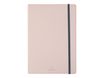 Oberthur Carmen - Carnet de notes rigide - A5 - ligné - 200 pages - blush