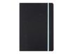 Oberthur Carmen - Carnet de notes souple - A5 - ligné - 200 pages - noir