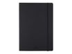 Oberthur Balthazar - Carnet de notes souple - A5 - uni - 200 pages - noir