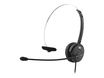 T'nB ACTIV 100M - casque filaire avec micro - mono oreillette - noir