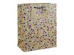 Clairefontaine - Sac cadeau kraft - pois multicolore - 26,5 cm x 14 cm x 33 cm
