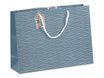 Clairefontaine - Sac cadeau - dieppe bleu/blanc - 37,3 cm x 11,8 cm x 27,5 cm