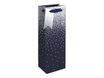 Clairefontaine - Sac cadeau spécial bouteille - pluies d'étoiles bleu - 12,7 cm x 9 cm x 35,5 cm