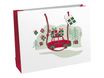 Clairefontaine - Sac cadeau - ho ho ho rouge - 37,3 cm x 11,8 cm x 27,5 cm
