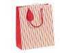 Clairefontaine - Sac cadeau - romance rouge - 21,5 cm x 10,2 cm x 25,3 cm