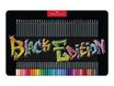 Faber-Castell Black Edition - 36 Crayons de couleur - couleurs brillantes assorties - boîte métal
