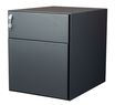 Caisson mobile métallique monobloc – 2 tiroirs - anthracite