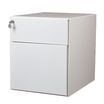 Caisson mobile métallique monobloc – 2 tiroirs - Blanc