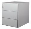 Caisson mobile métallique monobloc – 3 tiroirs - Silver