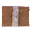 Bolsa zipper bag A4 kraft color surtido