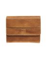Porte-monnaie compact Savannah - cognac - label M