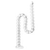 T'nB Ergonomic - Guide câble articulé avec base en métal - blanc