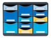 Exacompta Beeblue - Module de classement 11 tiroirs - couleurs assorties