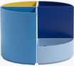 Exacompta BeeBlue - Pot à crayons modulable - 4 compartiments - couleurs assorties
