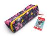 Maped - Trousse à ouverture XXL Motif - flower rose - réversible et personnalisable