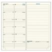 Recharge Agenda Grille SAS 17 - 1 semaine sur 2 pages - 9 x 17,5 cm - Exacompta