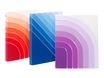 Viquel Chromatic - Classeur 4 anneaux - Dos 25 mm - A4 - pour 100 feuilles - disponible en différents coloris