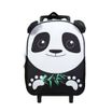 Sac maternelle à roulettes Kids Panda - 1 compartiment - noir - Bagtrotter