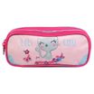 Trousse rectangulaire Lililou - 2 compartiments - rose - Bagtrotter
