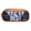 Trousse rectangulaire Vorax Dinosaure - 2 compartiments - bleu - Bagtrotter