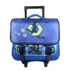 Cartable à roulettes Ligue 1 - 38 cm - 2 compartiments - bleu - Bagtrotter