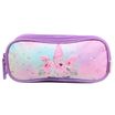 Trousse rectangulaire Phileas Licorne - 2 compartiments - violet - Bagtrotter