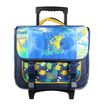Cartable à roulettes Phileas Dinosaure 38 cm - 2 compartiments - bleu - Bagtrotter