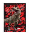 Chemise 3 rabats Jurassic World - 24 x 32 cm - rouge - Bagtrotter