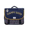 Cartable réversible Happy Blue 41 cm - 2 compartiments - liberty - Pol Fox