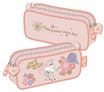 Trousse rectangulaire Bella Sara Romantic - 2 compartiments - rose poudré - Kid'Abord
