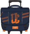 Cartable à roulettes Camps Athleisure 38 cm - 2 compartiments - bleu foncé - Kid'Abord
