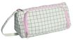  Trousse Walker Canvas grid - 1 compartiment - noir/rose