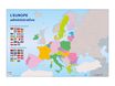 Bouchut - Carte muette effaçable - Europe Administrative - 80 x 120 cm