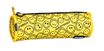 Trousse ronde réversible Smiley Chill out - 1 compartiment - noir/jaune - Hamelin