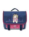 Cartable Poivre Blanc princesse 38 cm - 2 compartiments - bleu - Bagtrotter