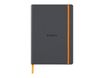 RHODIA Rhodiarama - Carnet souple A5 - 160 pages - ligné - titane