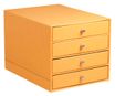 RHODIA Rhodiarama - Module de classement 4 tiroirs - orange - en polyuréthane