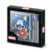 Coffret cadeau avec journal et stylo Captain America Punch - Karactermania