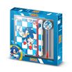 Coffret cadeau avec journal et stylo Sega Sonic Blue - Karactermania