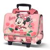 Minnie Mouse Garden - Cartable avec chariot amovible 38 cm - 1 compartiment - Karactermania