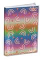 Agenda My Agenda Glitter avec poche zip - 1 jour par page - 12 x 17 cm - arc en ciel - Quo Vadis