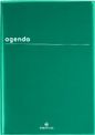 Agenda Boréal - 1 jour par page - 15 x 21,6 cm - vert - Oberthur