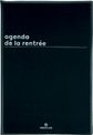 Agenda de la rentrée Boréal - 1 semaine sur 2 pages - 16 x 24 cm - noir - Oberthur