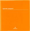Agenda Boréal Compact² - 1 semaine sur 2 pages - 16,5 x 16,5 cm - moutarde - Oberthur