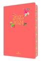 Agenda à élastique Tivoli 25 - 1 semaine sur 2 pages - corail - Oberthur
