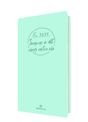 Agenda Camelia 16 poche - 1 semaine sur 2 pages - 9,5 x 17,5 cm - lagon - Oberthur