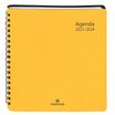 Agenda à spirale Grenade 16 bureau - 1 semaine sur 2 pages - jaune - Oberthur
