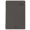 Agenda à spirale Grenade 15 - 1 semaine sur 2 pages - gris - Oberthur