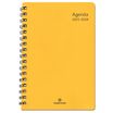 Agenda à spirale Grenade 15 - 1 semaine sur 2 pages - jaune - Oberthur