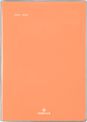 Agenda Colorside - 1 semaine sur 2 pages - 15,5 x 21,5 cm - corail - Oberthur